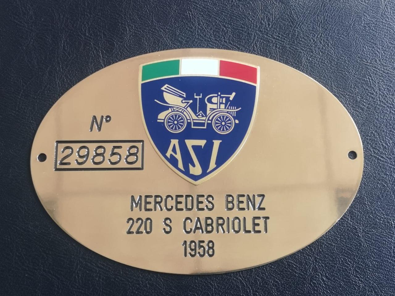 1959 Mercedes - Benz 220S CABRIOLET