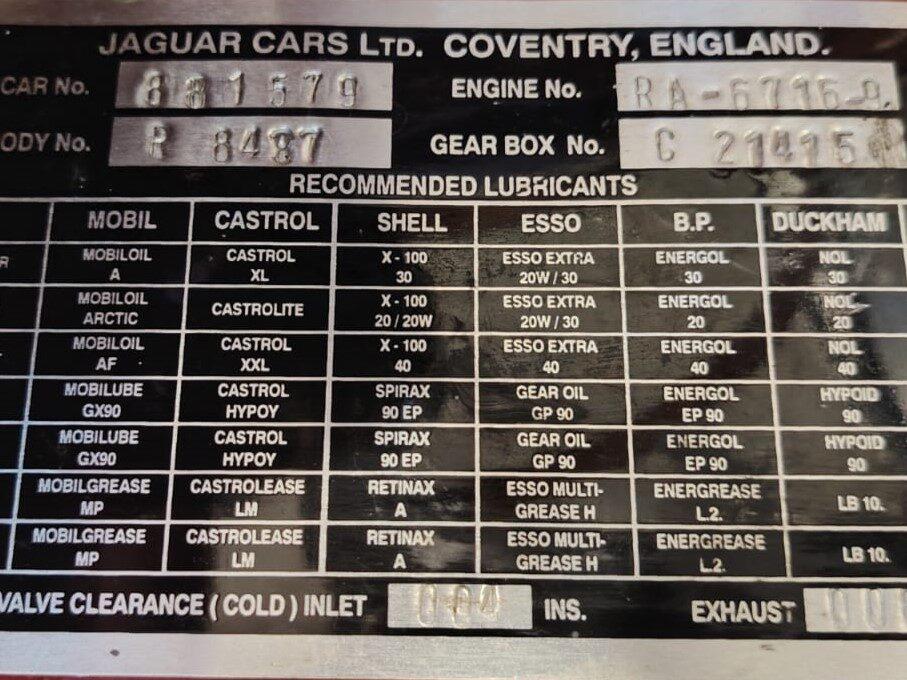 1965 Jaguar E TYPE 3.8 OTS