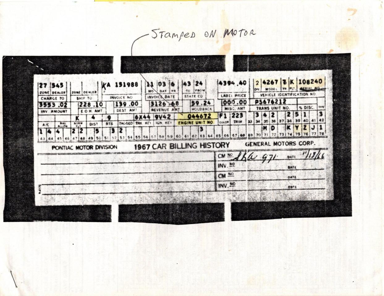 1967 Pontiac GTO