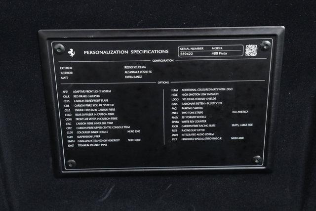 2019 Ferrari 488 Pista