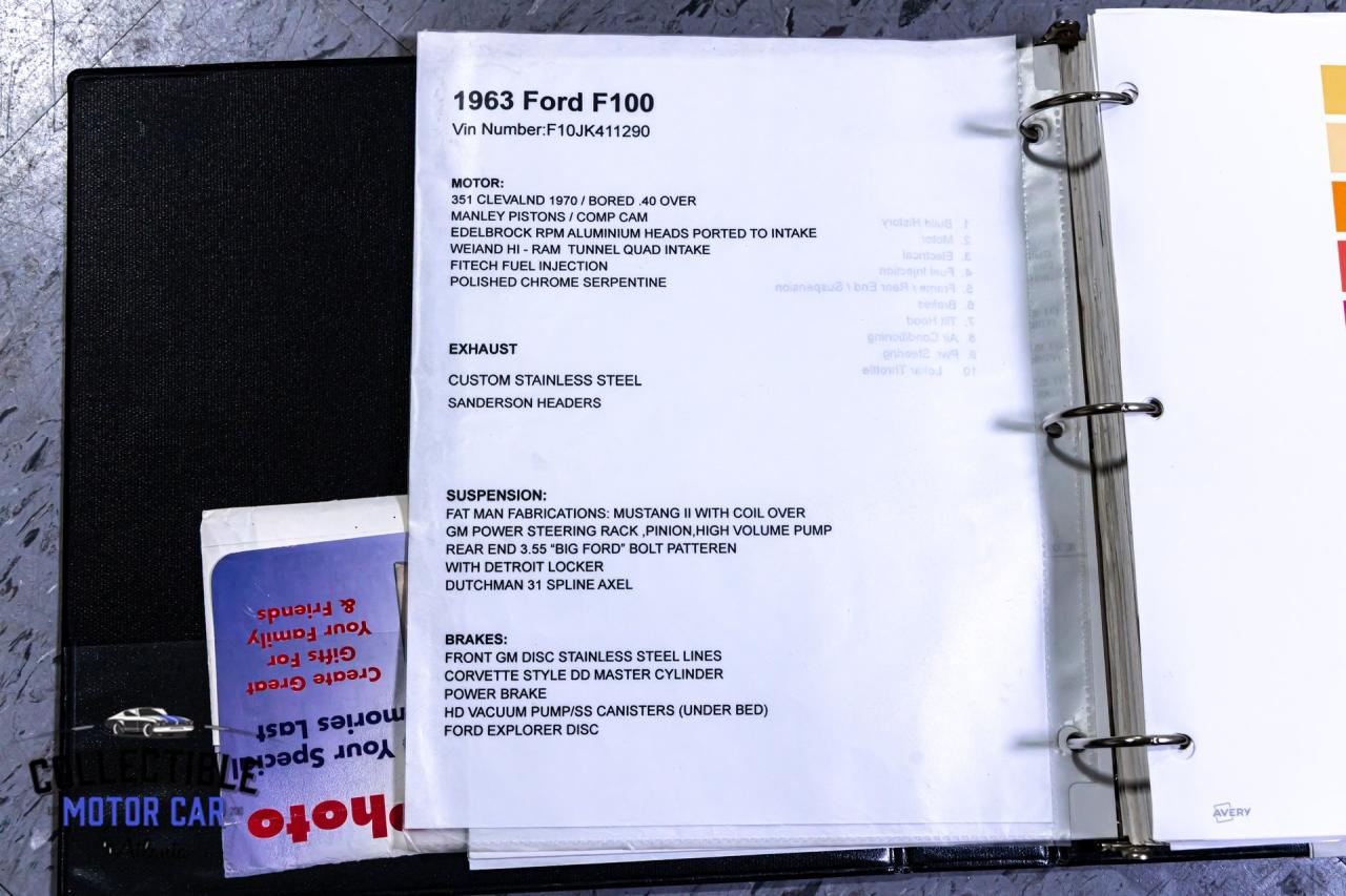 1963 Ford F100 Resto-Mod