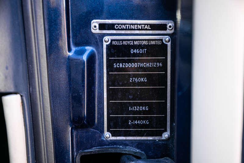 1987 Bentley CONTINENTAL DHC