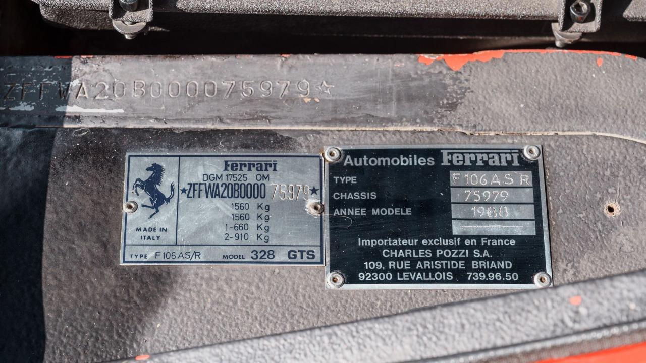 1988 Ferrari 328 GTS