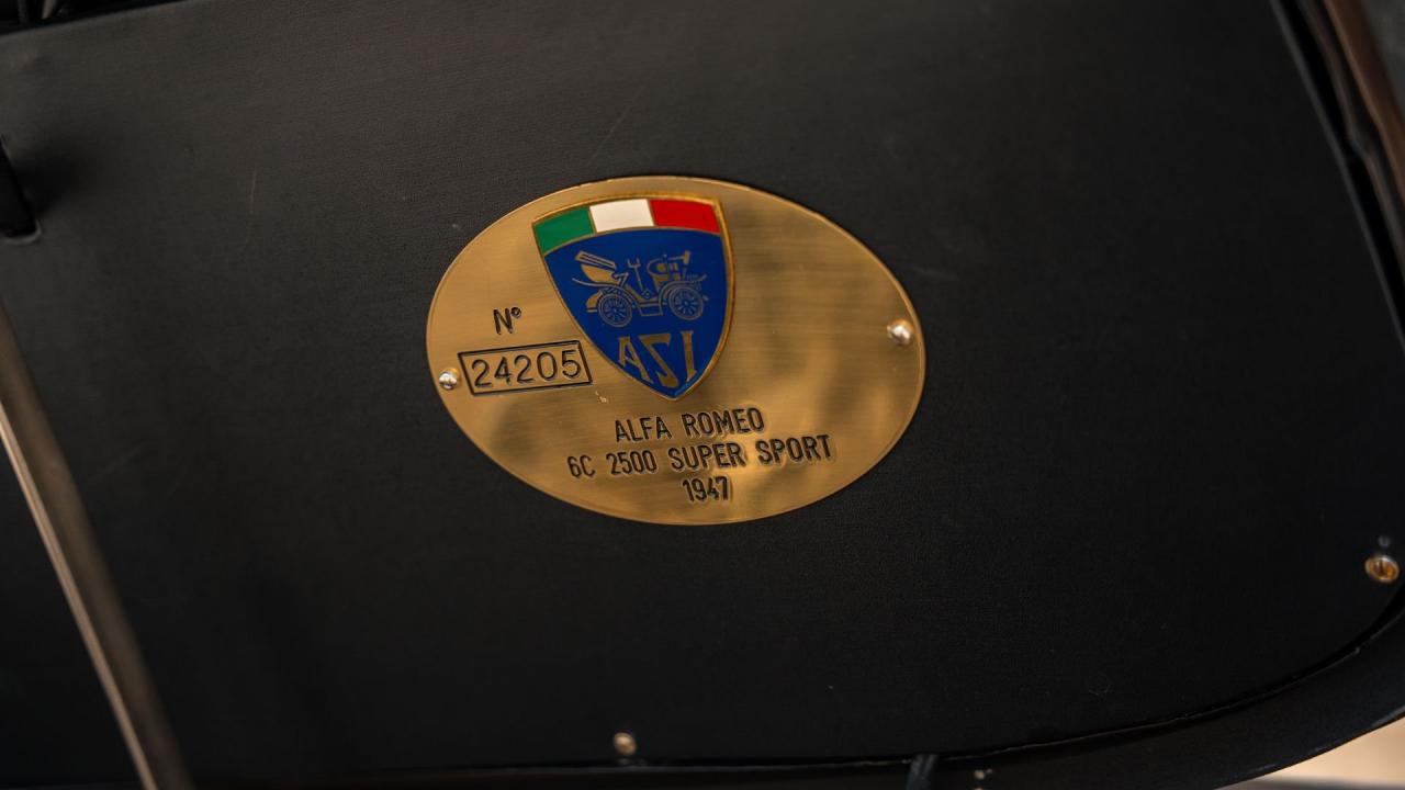 1947 Alfa Romeo 6C 2500 Super Sport Coup&eacute; Aerlux by Touring