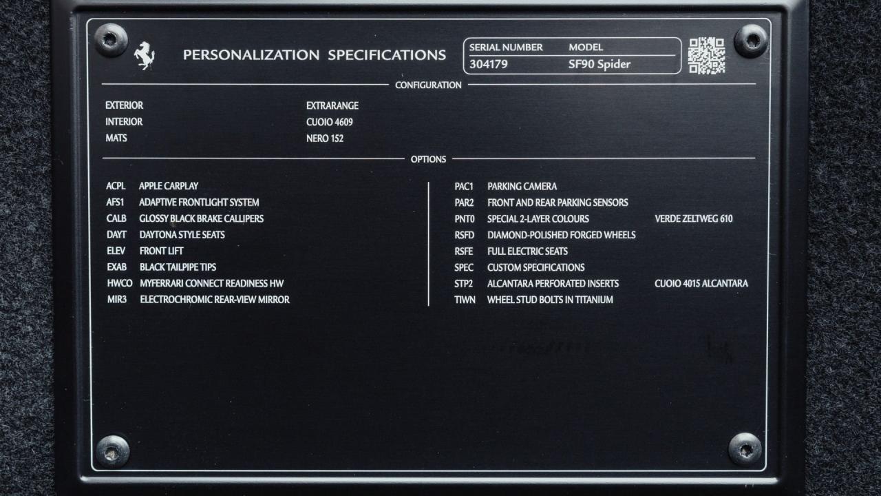 2022 Ferrari SF90 SPIDER