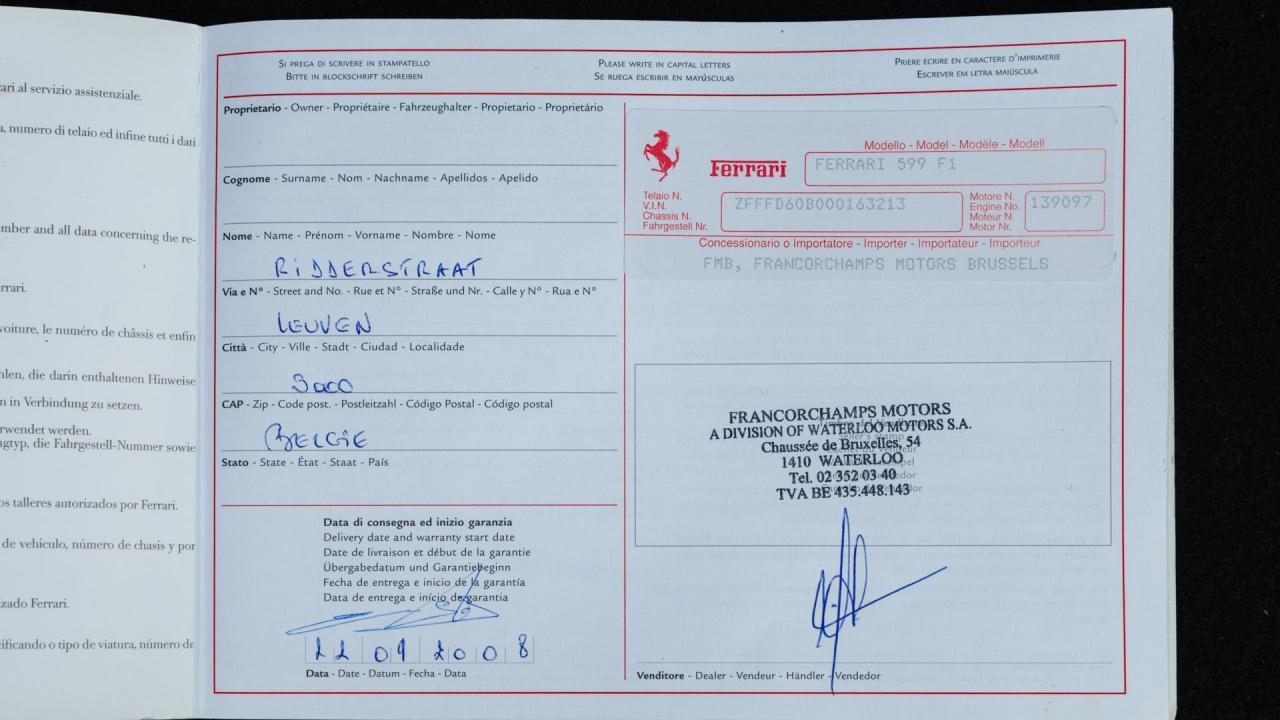 2008 Ferrari 599 GTB