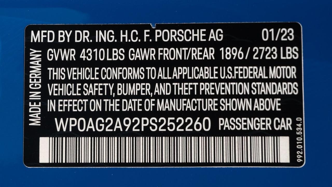 2023 Porsche 911 Sport Classic