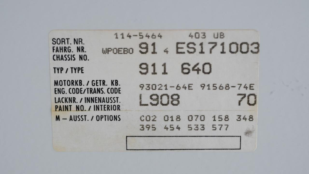 1984 Porsche 911 Carrera Cabriolet