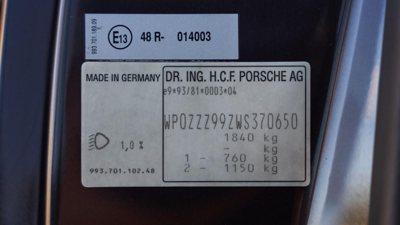 1998 Porsche 911 Turbo S WLS2