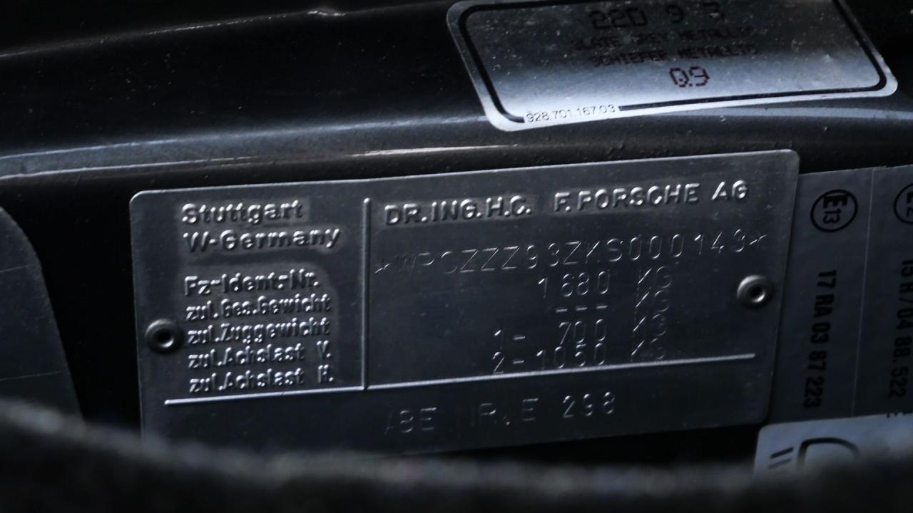 1989 Porsche 911 Turbo Coupe WLS