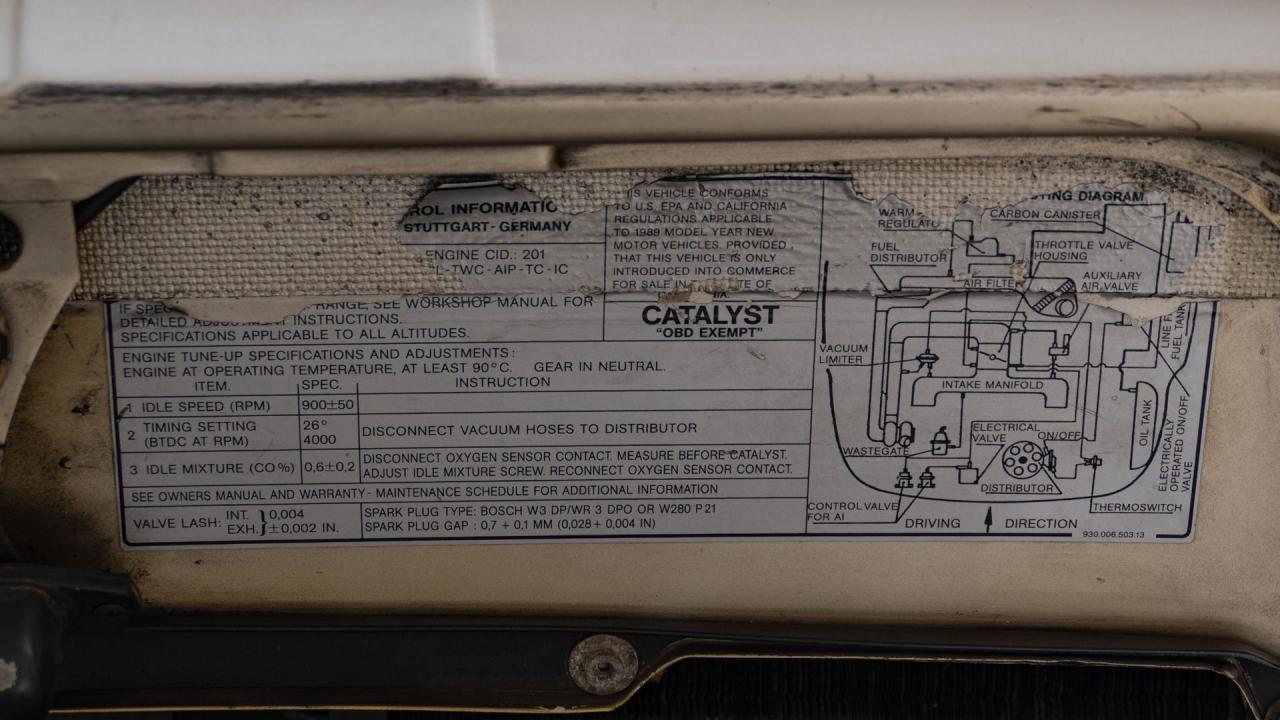 1989 Porsche 911 Turbo Cabriolet