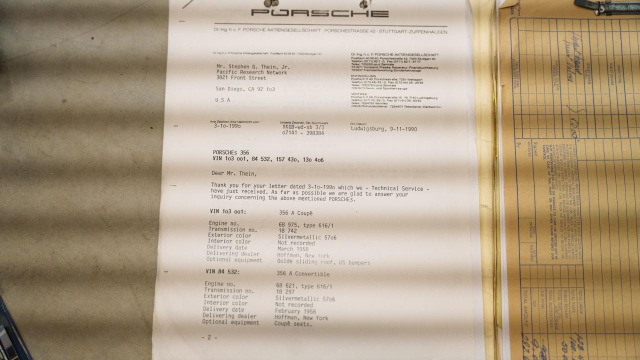 1958 Porsche 356 A 1600 Speedster