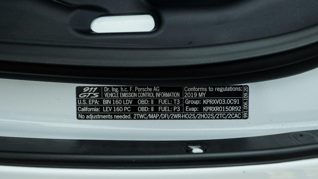 2019 Porsche 911 Targa 4 GTS
