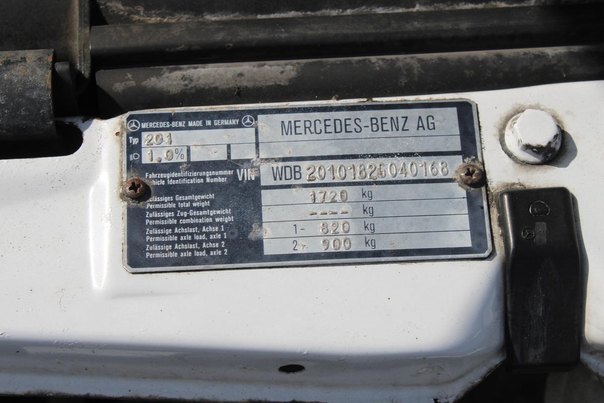 1993 Mercedes - Benz 190E 1.8 MANUAL