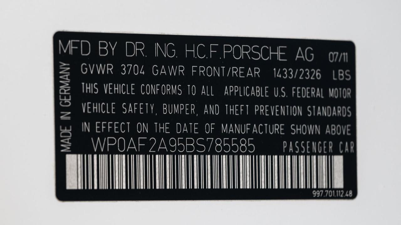 2011 Porsche 911 GT3 RS 4.0