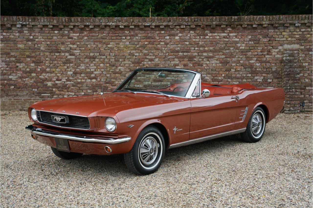 1966 Ford Mustang 289 Convertible Deluxe Emberglo &ldquo;One owner from new&rdquo;