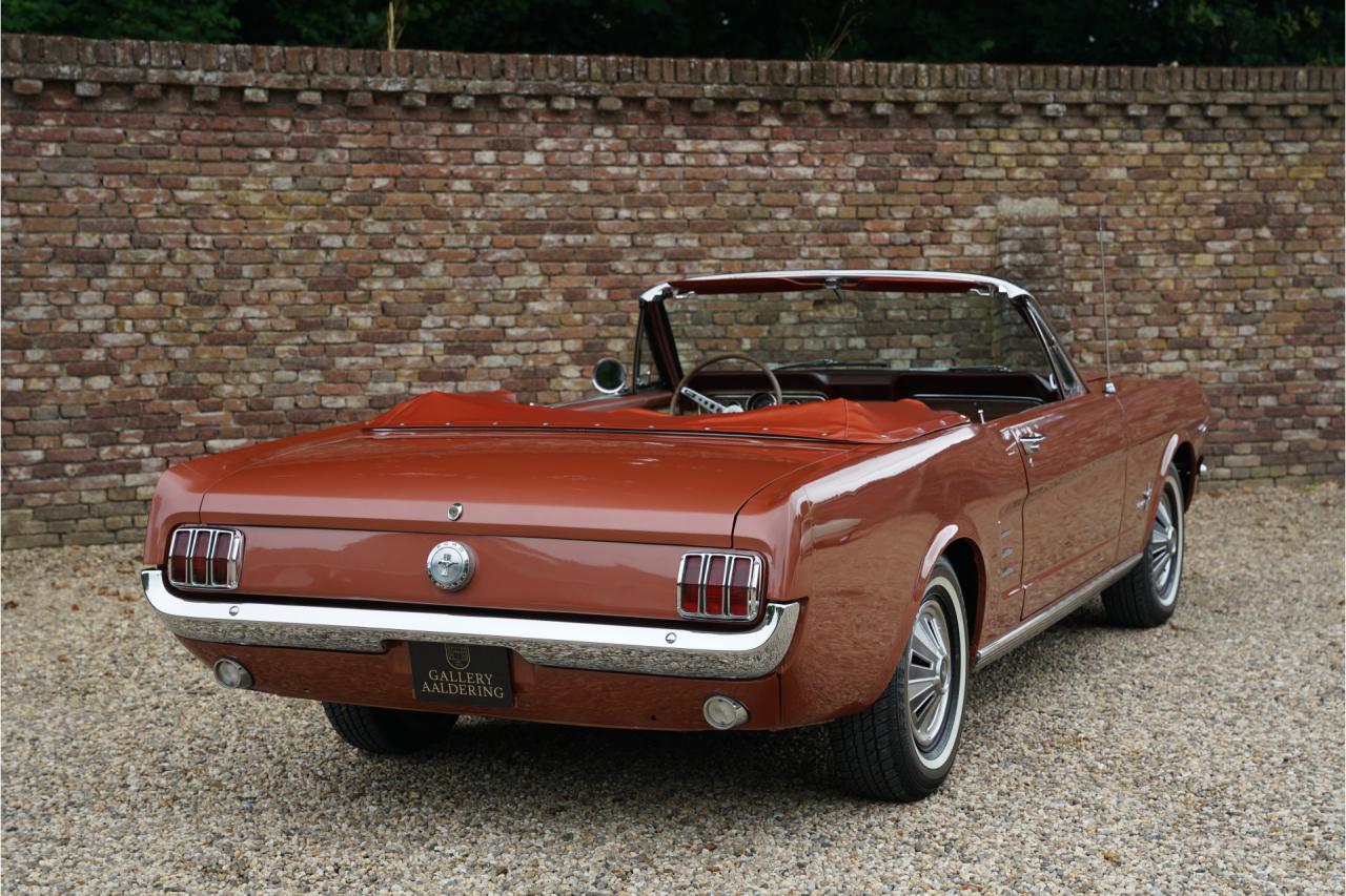 1966 Ford Mustang 289 Convertible Deluxe Emberglo &ldquo;One owner from new&rdquo;