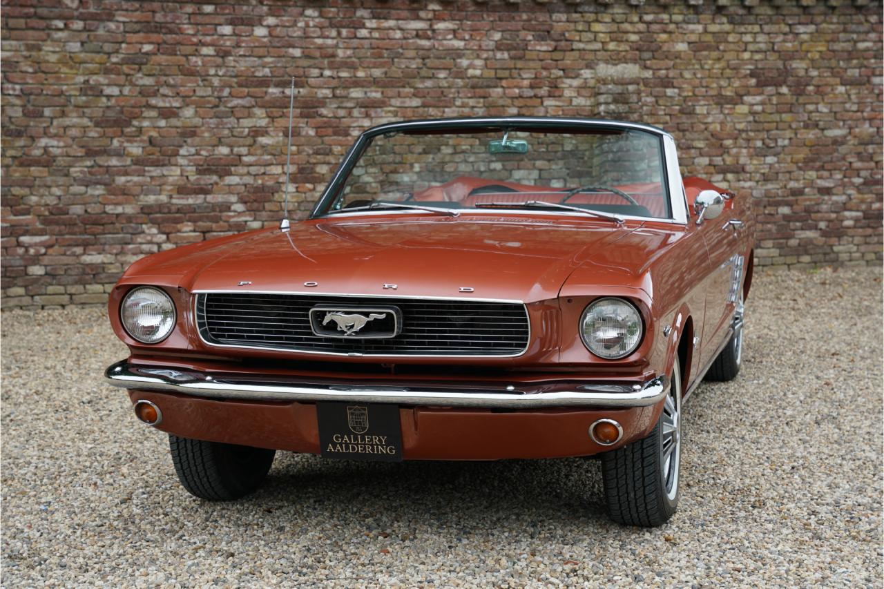 1966 Ford Mustang 289 Convertible Deluxe Emberglo &ldquo;One owner from new&rdquo;