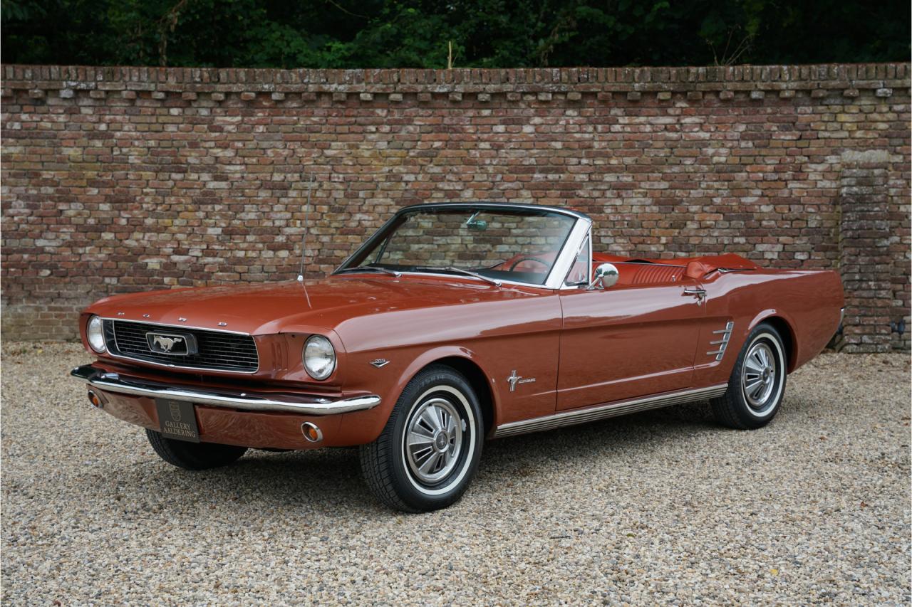 1966 Ford Mustang 289 Convertible Deluxe Emberglo &ldquo;One owner from new&rdquo;