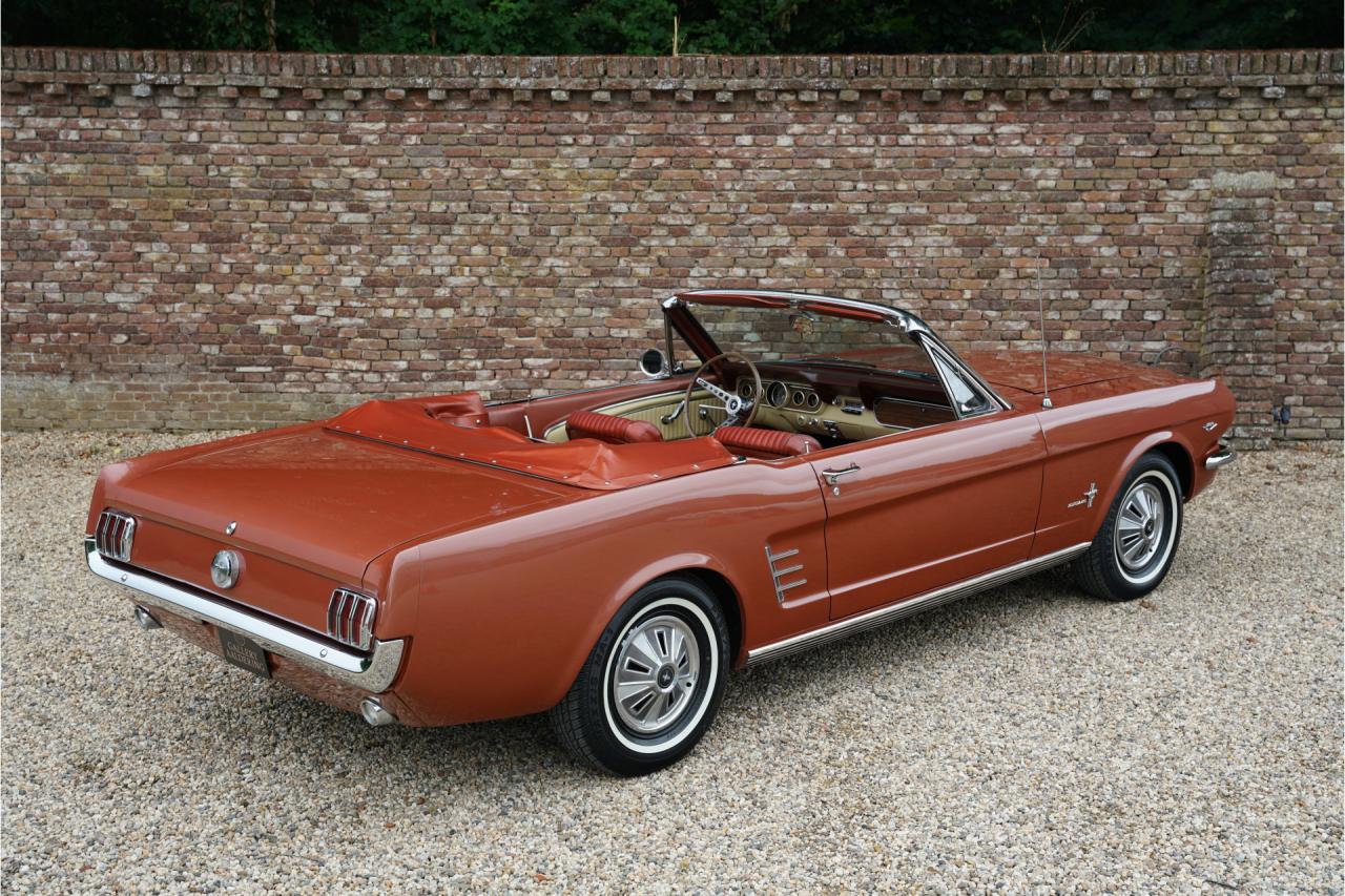 1966 Ford Mustang 289 Convertible Deluxe Emberglo &ldquo;One owner from new&rdquo;