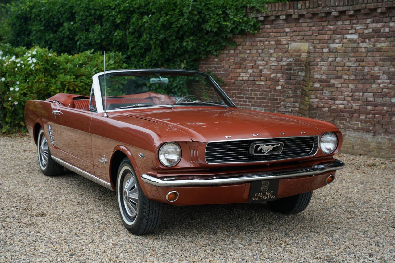 1966 Ford Mustang 289 Convertible Deluxe Emberglo &ldquo;One owner from new&rdquo;