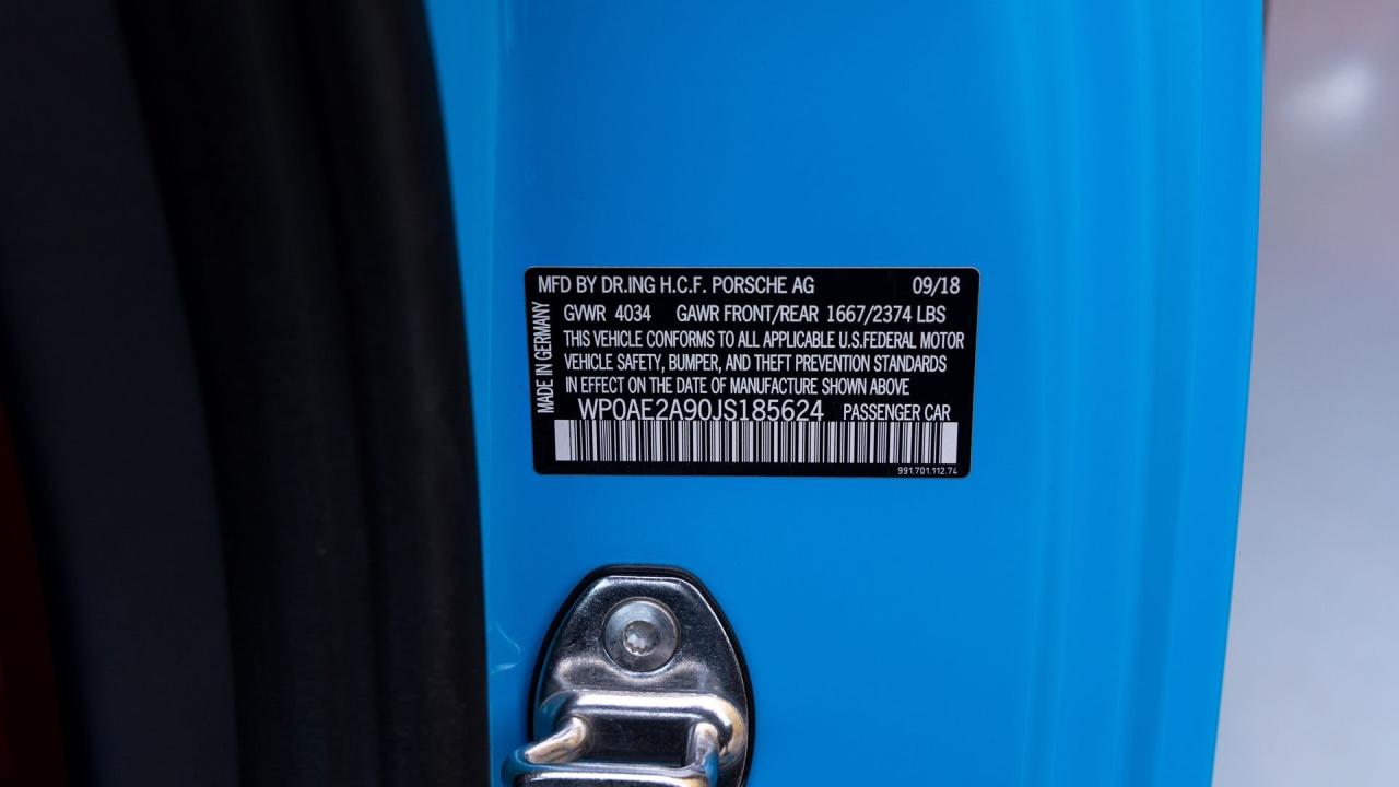 2018 Porsche 911 GT2 RS