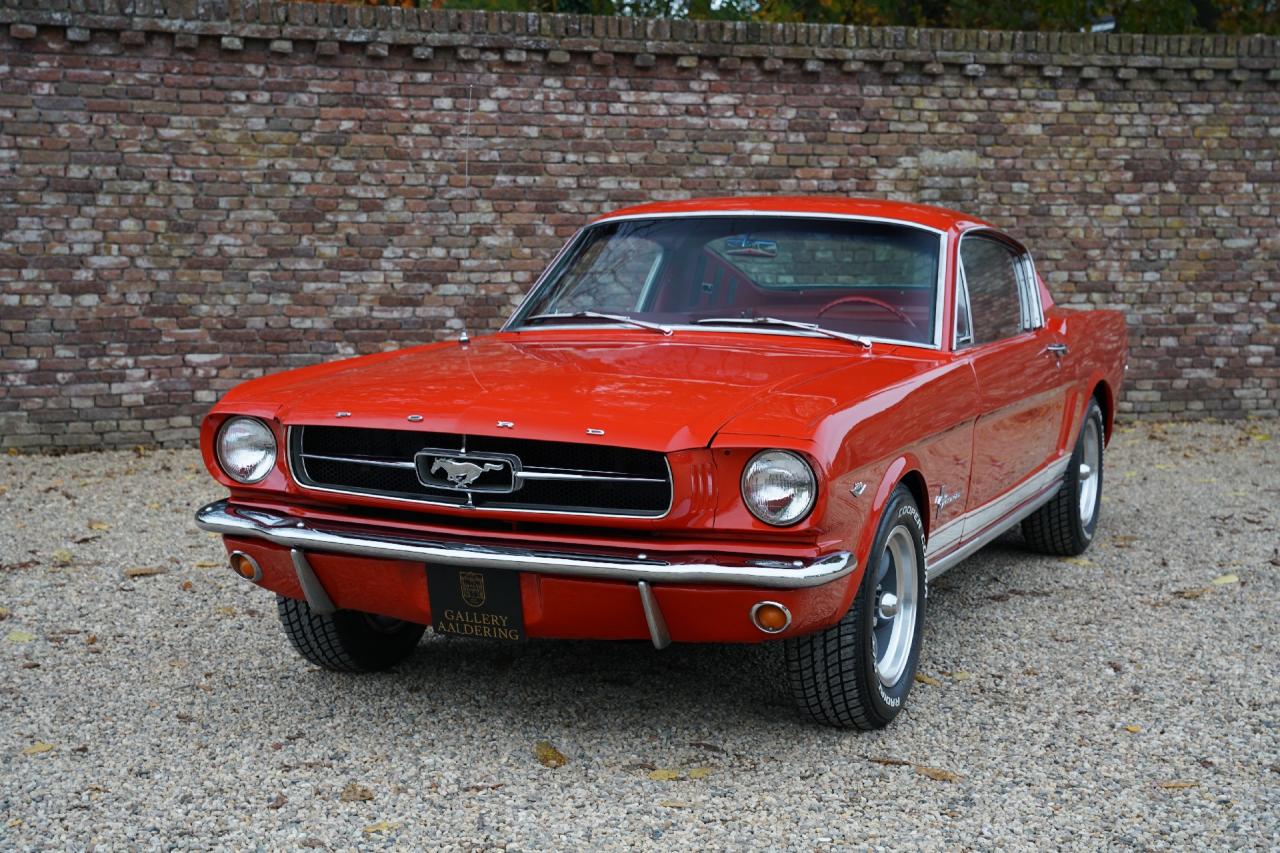 1965 Ford Mustang 289 Fastback &ldquo;An A-code in Triple Red&rdquo;