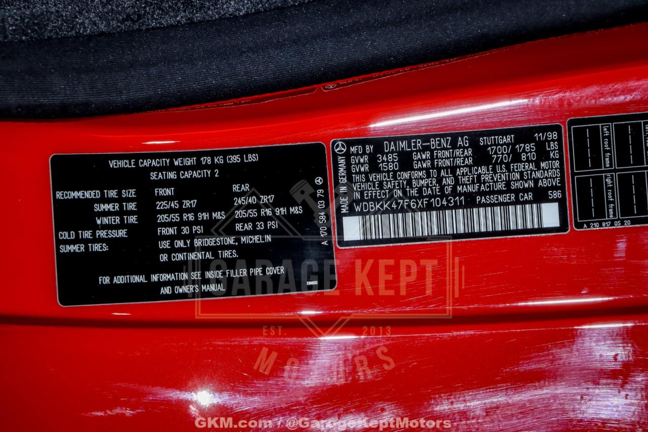 1999 Mercedes - Benz SLK