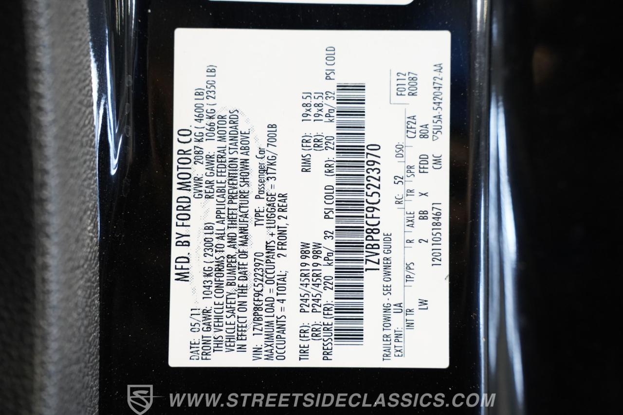 2012 Ford Mustang GT/CS