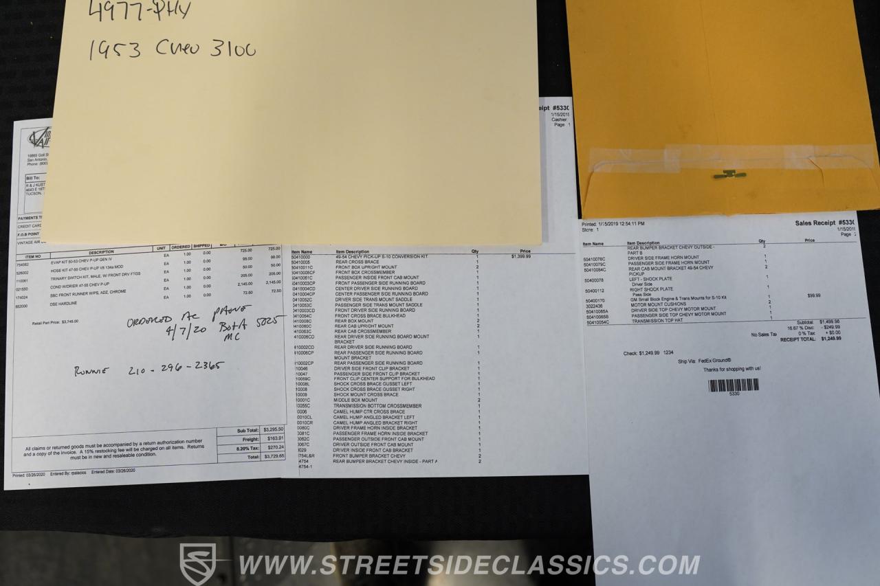 1953 Chevrolet 3100 5 Window Rustrod