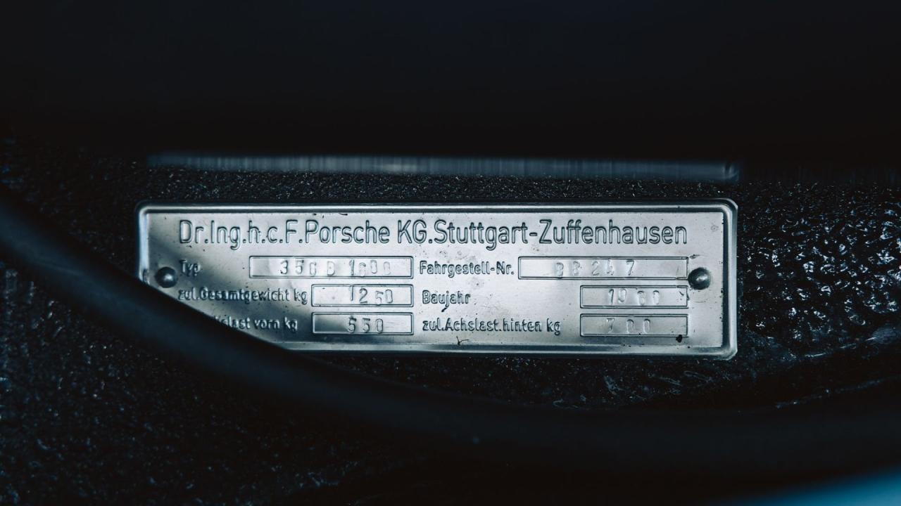 1960 Porsche 356 B 1600 Roadster