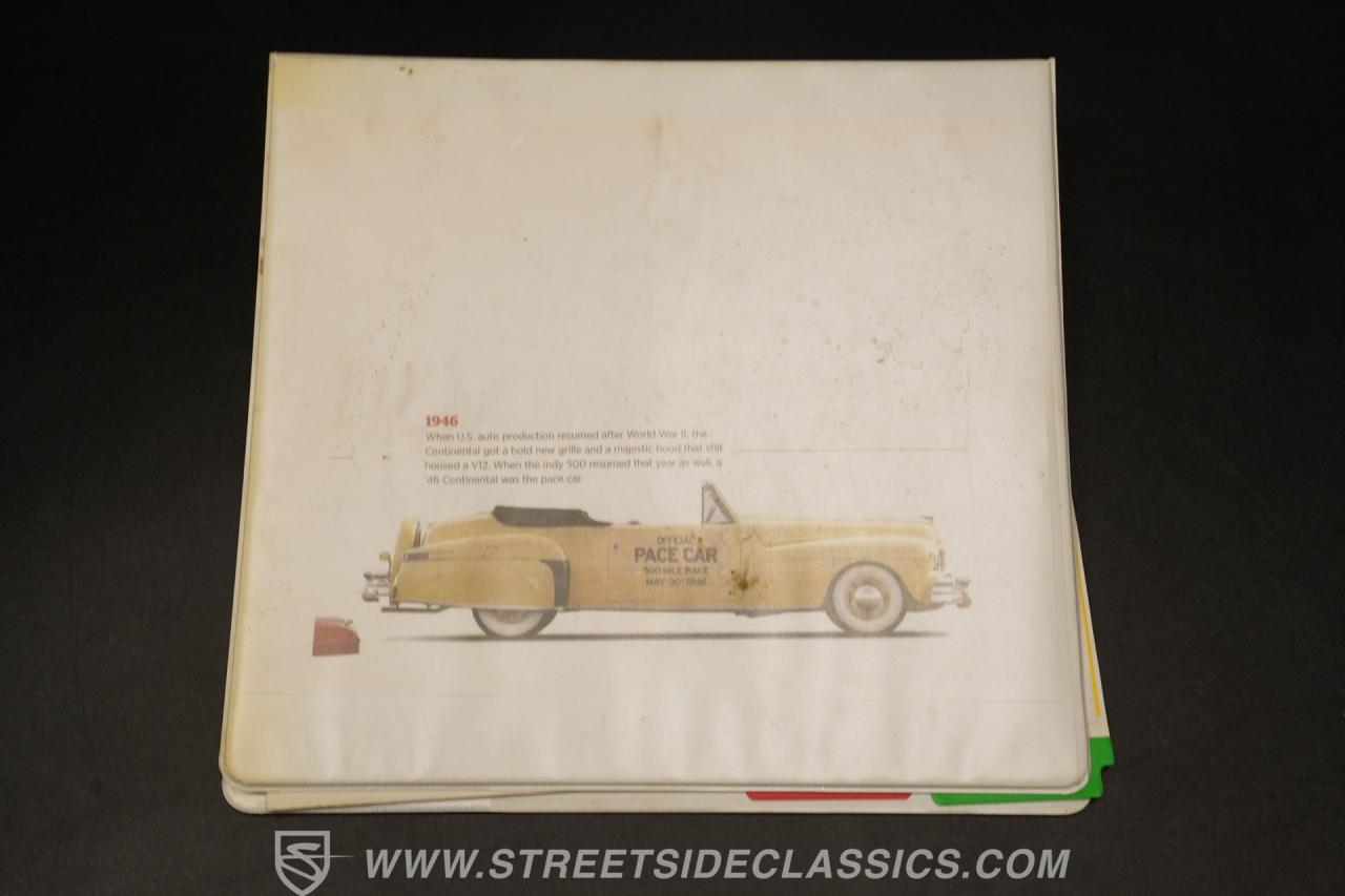 1946 Lincoln Continental Convertible