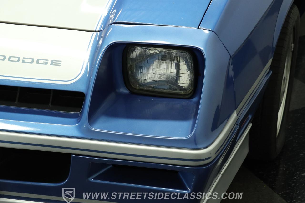 1986 Dodge Charger Shelby Turbo