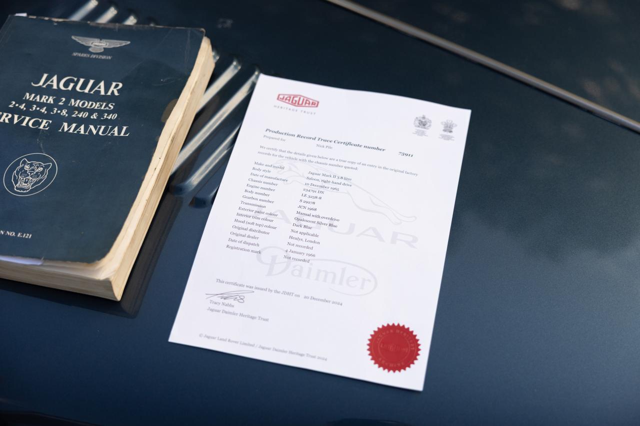 1966 Jaguar Mk. II Manual Overdrive (3.8 litre)