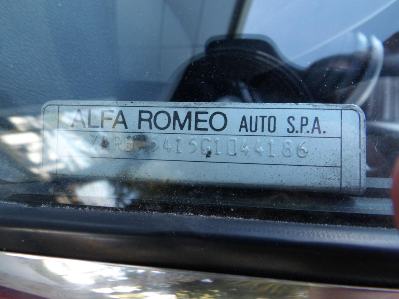 1986 Alfa Romeo Spider Graduate