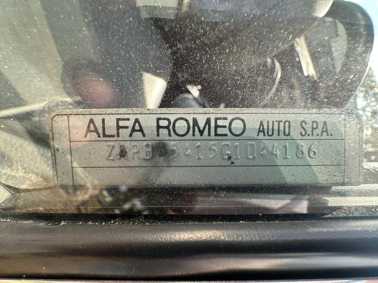 1986 Alfa Romeo Spider Graduate