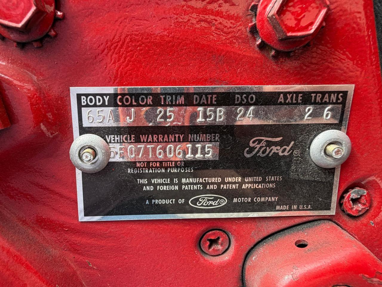 1965 Ford Mustang Coupe