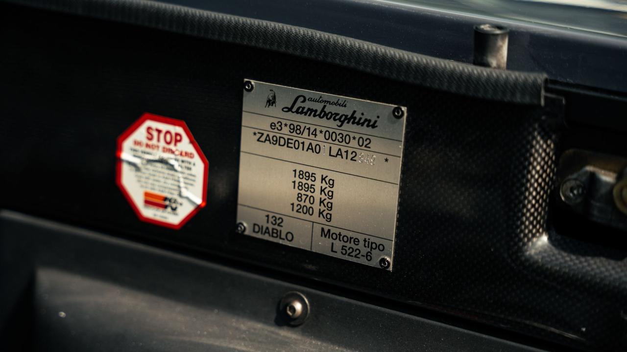 2001 Lamborghini Diablo VT 6.0