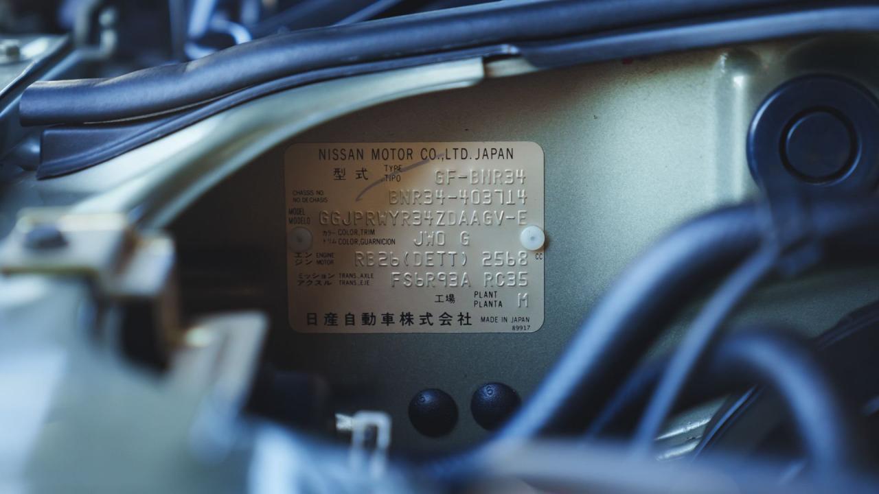 2002 Nissan Skyline GT-R V-Spec II N&uuml;r