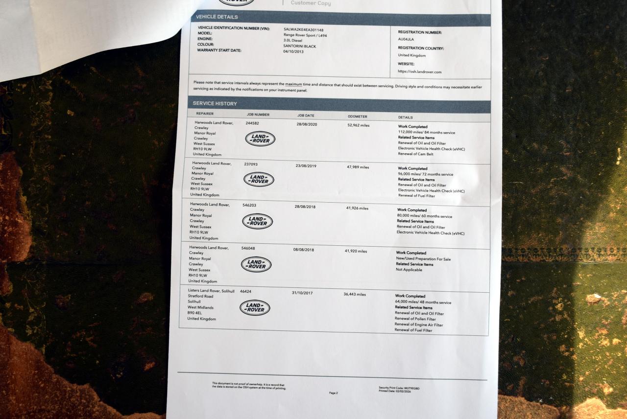 2013 Range Rover Sport 3.0 SDV6 HSE Dynamic