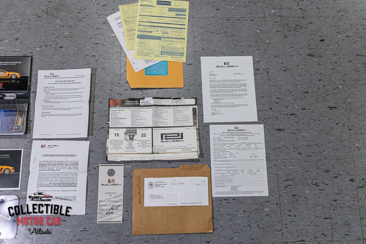 2007 Ford Mustang Parnelli Jones Limited Edition