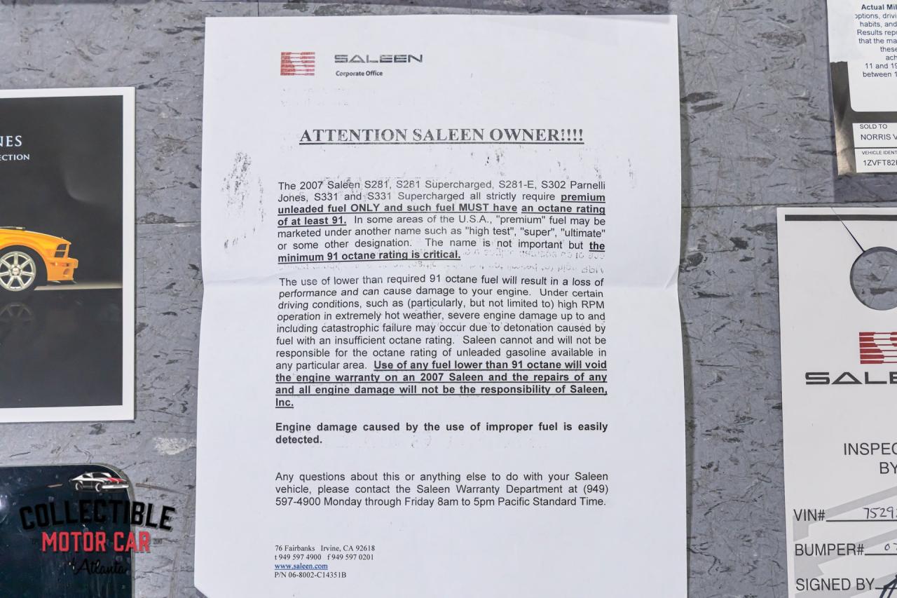 2007 Ford Mustang Parnelli Jones Limited Edition