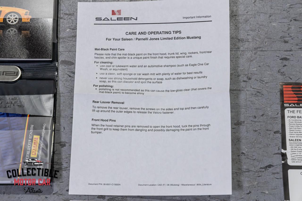 2007 Ford Mustang Parnelli Jones Limited Edition