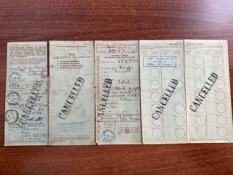 1955 VINCENT BLACK KNIGHT