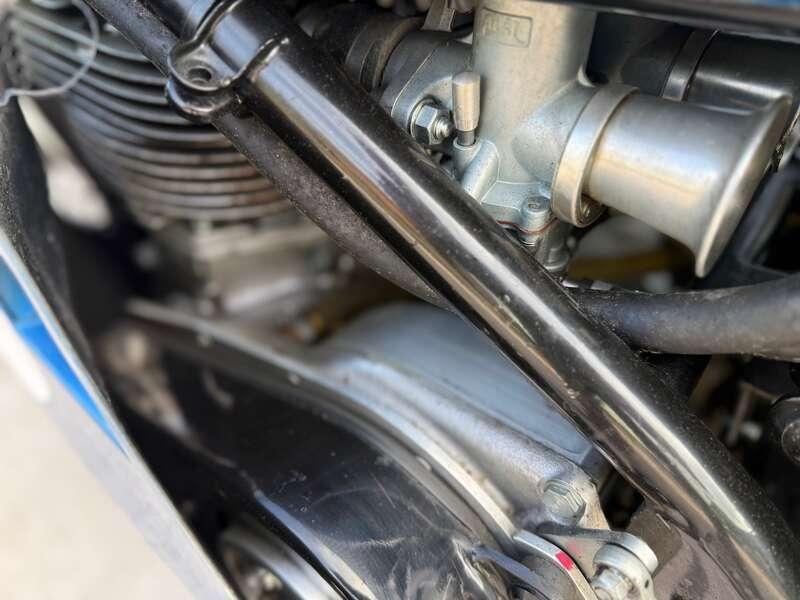 1973 Triumph T150 ROB NORTH FRAMED RACE BIKE