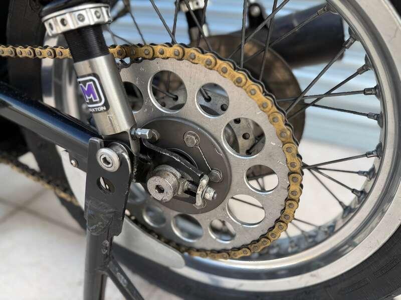 1973 Triumph T150 ROB NORTH FRAMED RACE BIKE