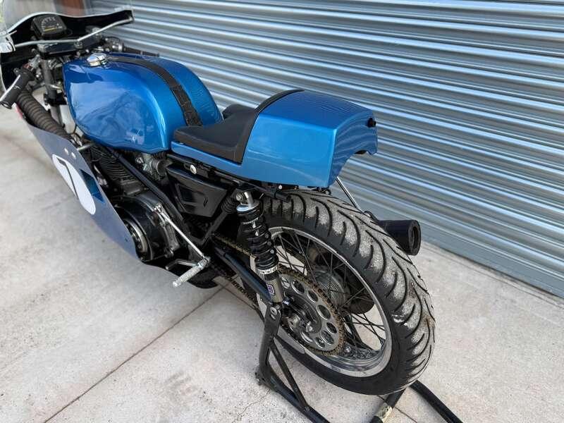 1973 Triumph T150 ROB NORTH FRAMED RACE BIKE