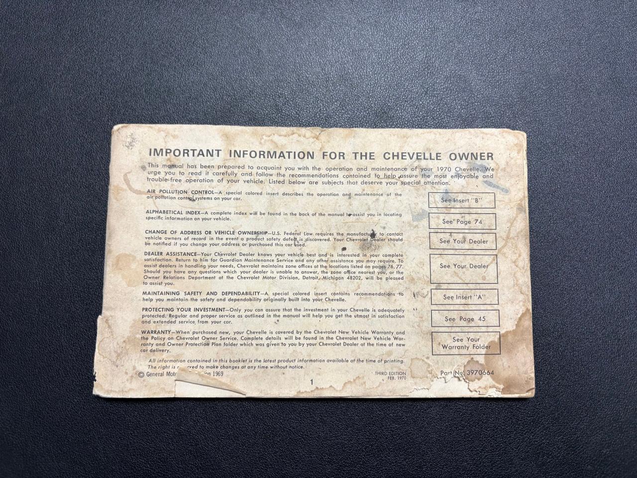 1970 Chevrolet El Camino SS 396