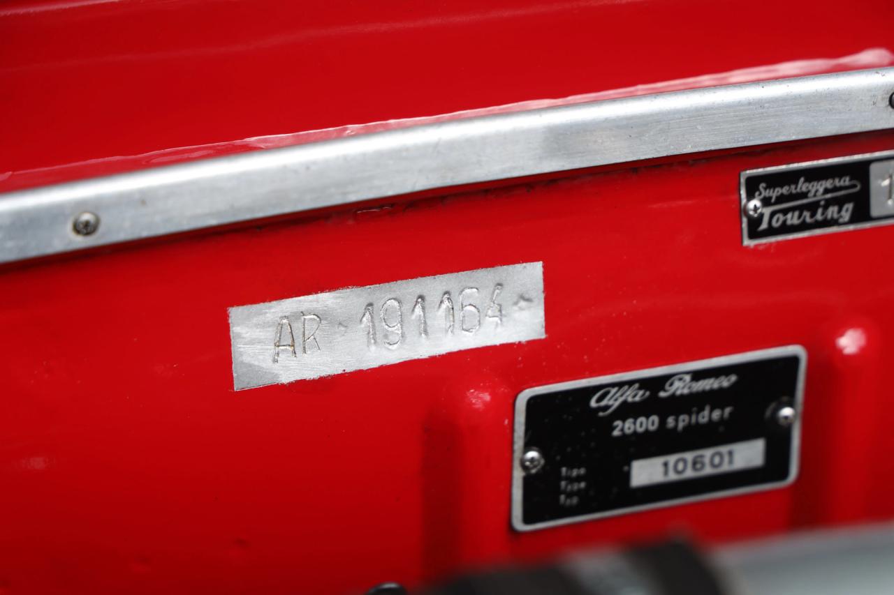 1962 Alfa Romeo 2600 Spider &ldquo;Long term ownership&rdquo;