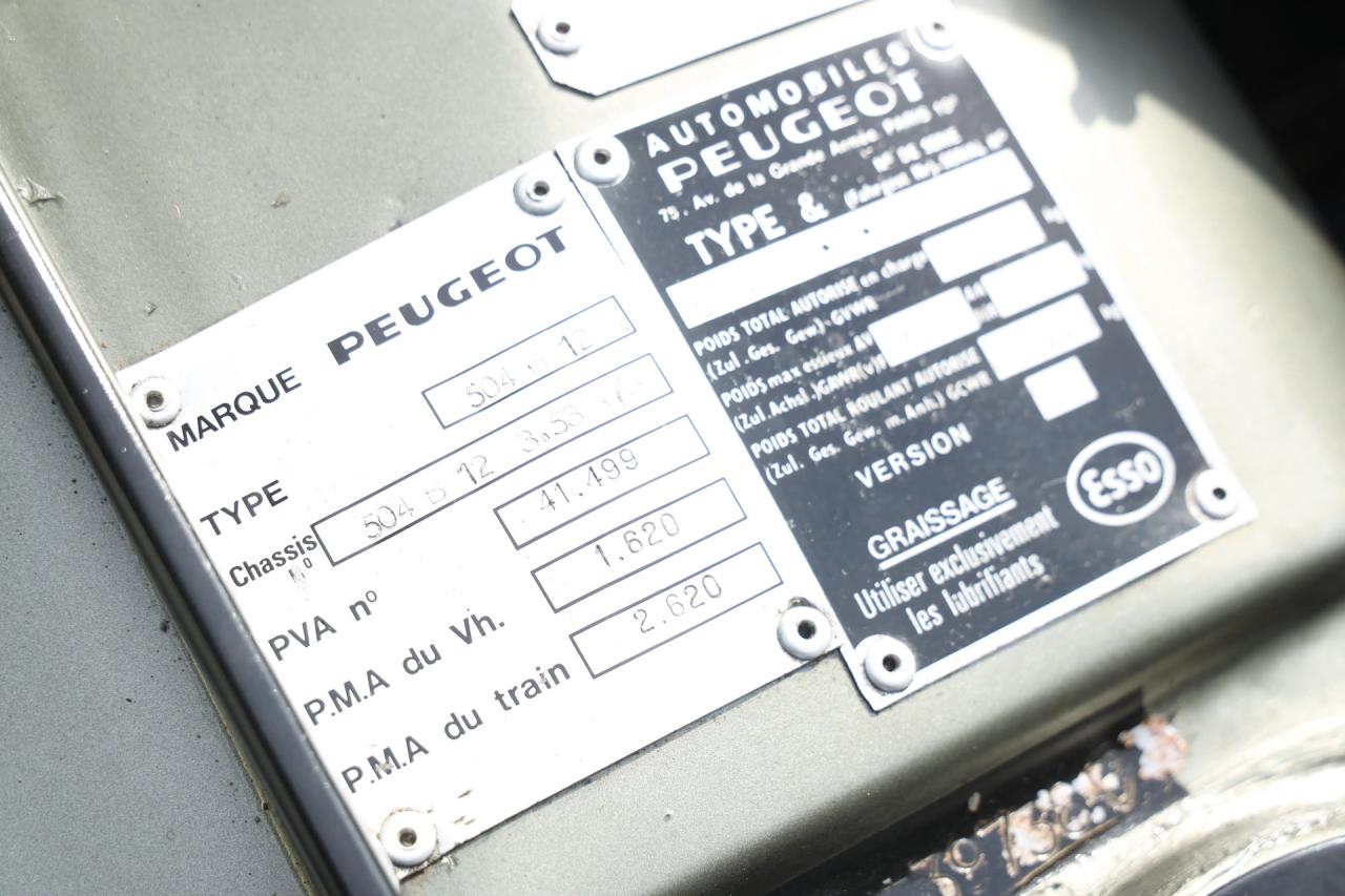 1981 Peugeot 504 Cabriolet &ldquo;Gris Fume m&eacute;tallis&eacute;&rdquo;